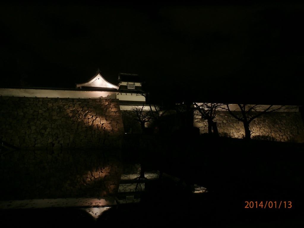 夜の福岡城①
