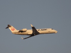 離陸　J-AIR　CRJ200