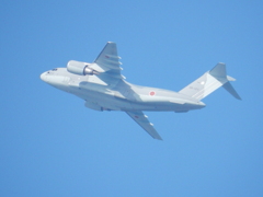 航空自衛隊　C-2　福岡空港離陸