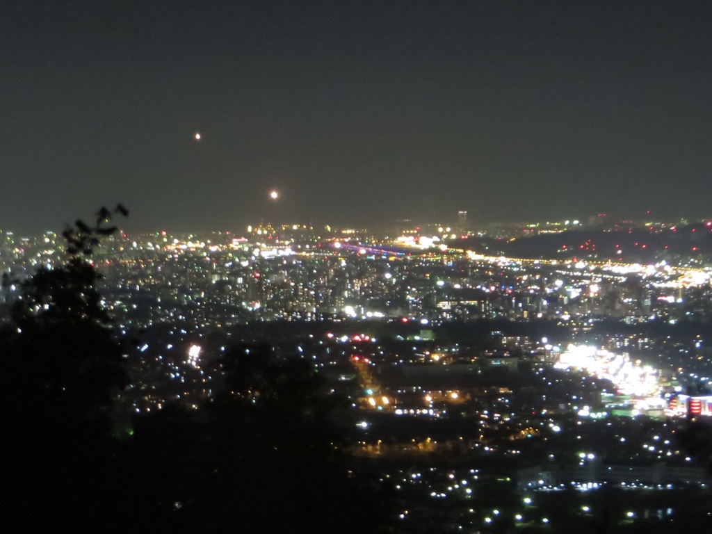 福岡県天拝山からの夜景