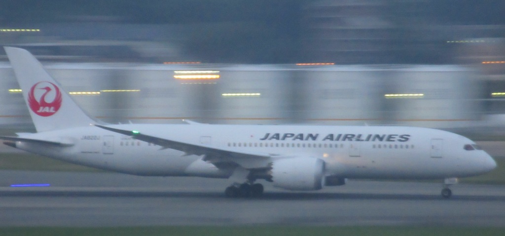 JAL B787福岡へ④