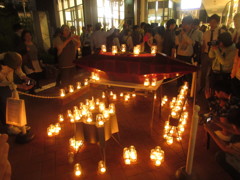 梅田のキャンドルナイト①