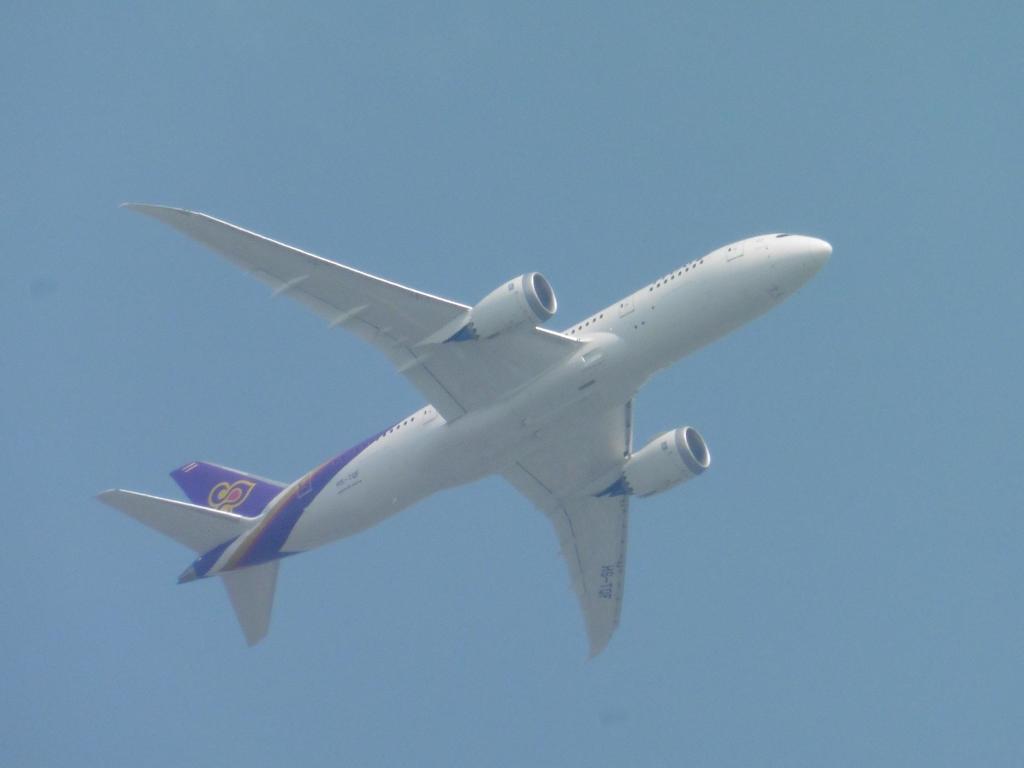 タイ国際航空　B787-8　HS-TQF離陸