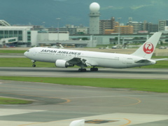JAL B767  JA605J着陸