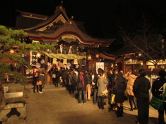 博多節田神社の初詣