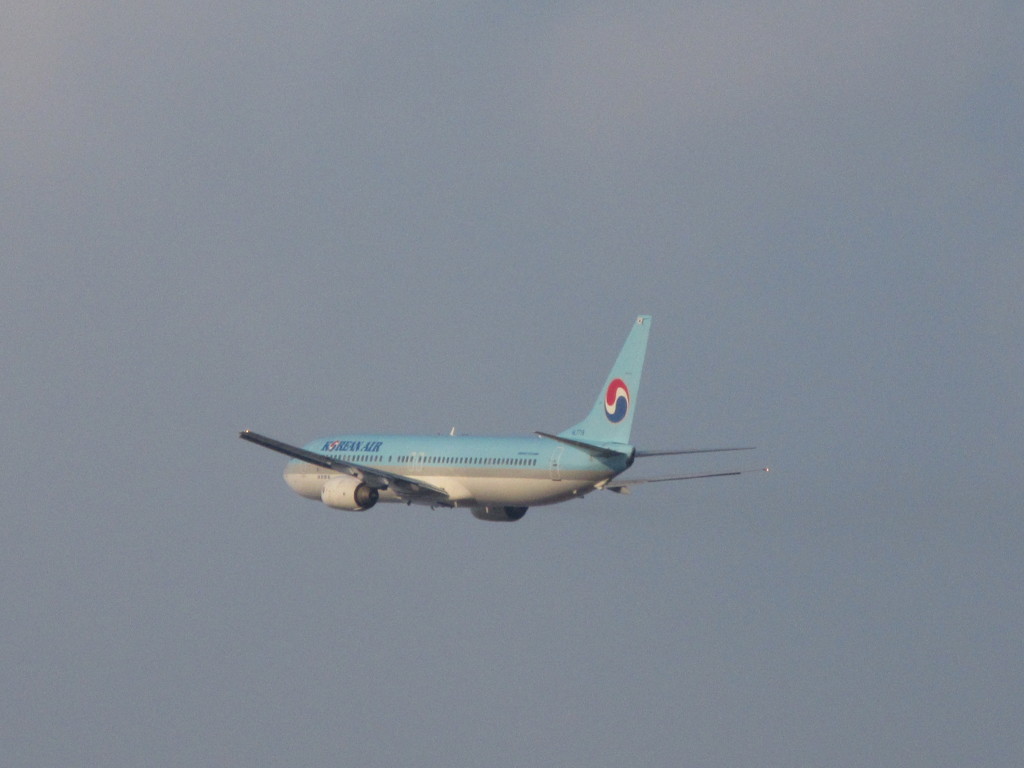 大韓航空　B737　離陸