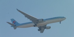 KOREAN　AIR　A330　HL７５５０の着陸