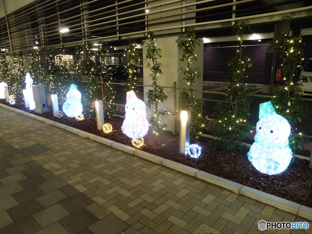 クリスマスのイルミがまだ健在④