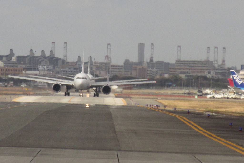 R34に向かってくる　JAL　B767 