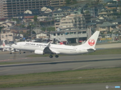 JAL　B737の離陸