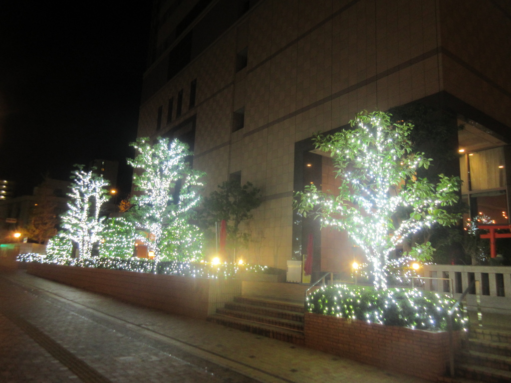 リバーレインでもクリスマスイルミネーションが③