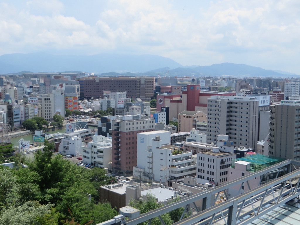 福岡市天神アクロス屋上からの景色②