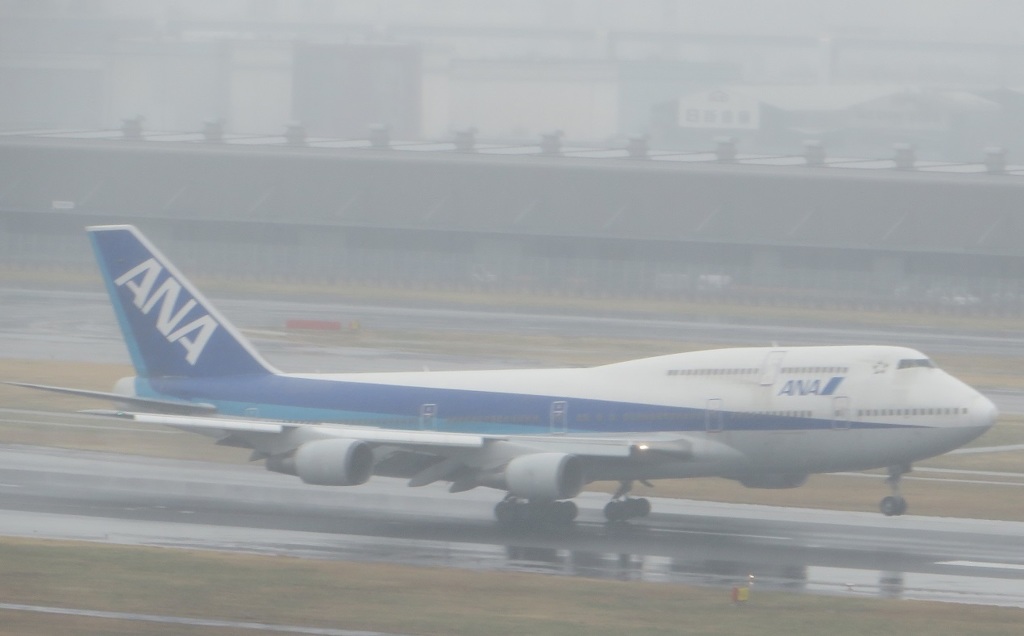昨年３月の羽田にて④