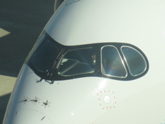 福岡にASIANA　A350が飛来です　③