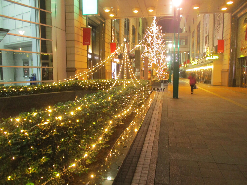 福岡天神のクリスマスイルミネーション　⑥