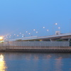 夕暮れの海岸　①