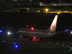 日本トランスオーシャン　B737の離陸待機