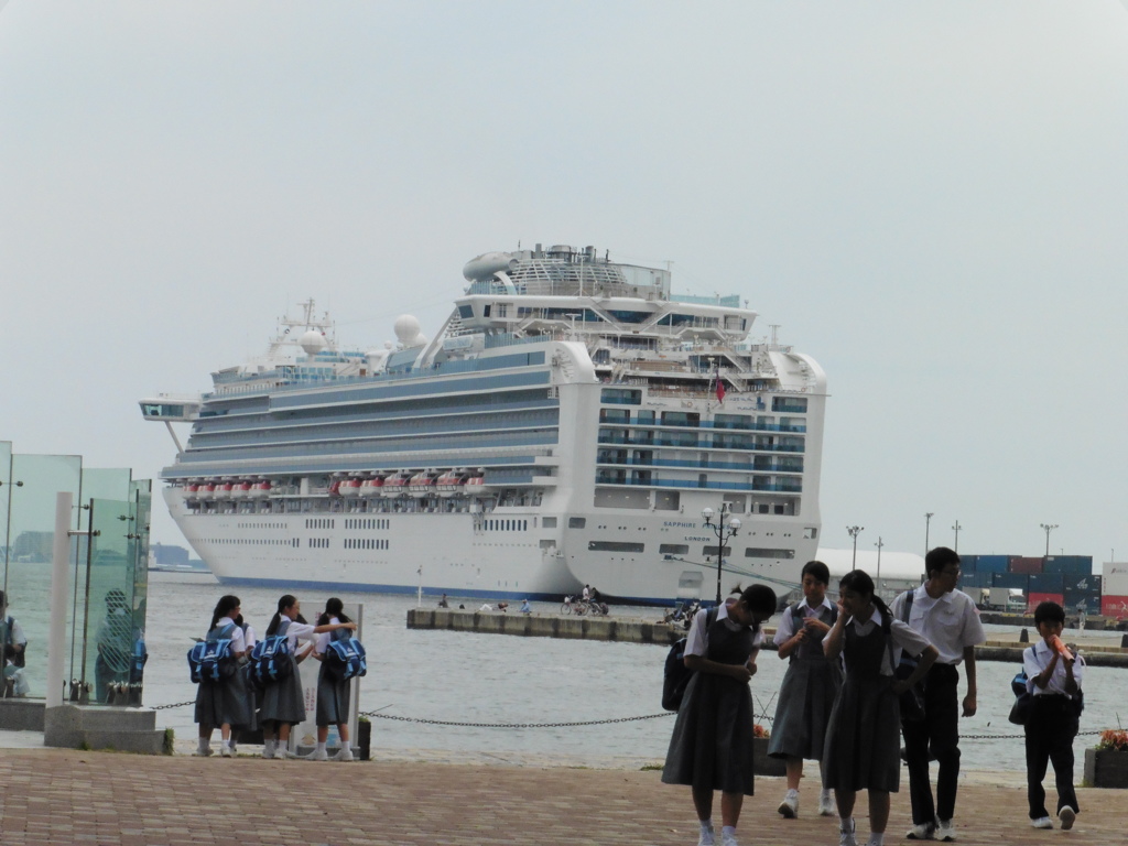サファイアプリンセス入港⑤