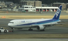 B767のトーイング①