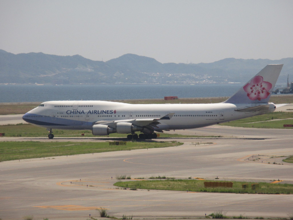 CHINA　AIRLINE　B747出発