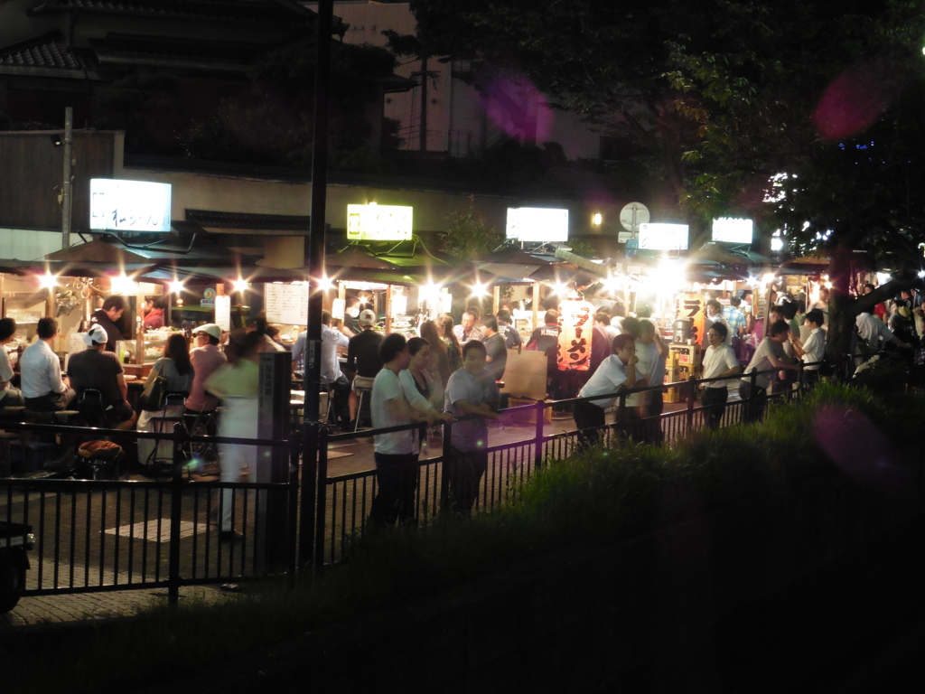 夜の中洲の屋台②