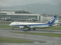 ANA　B767の着陸