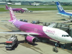 ２機重なったPEACH