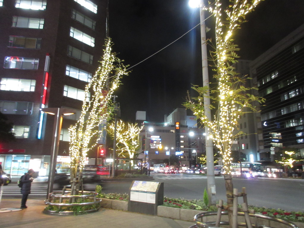 天神大通りのイルミネーション