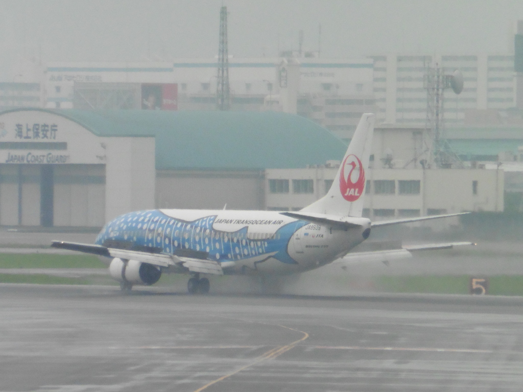 雨の中の滑走⑩
