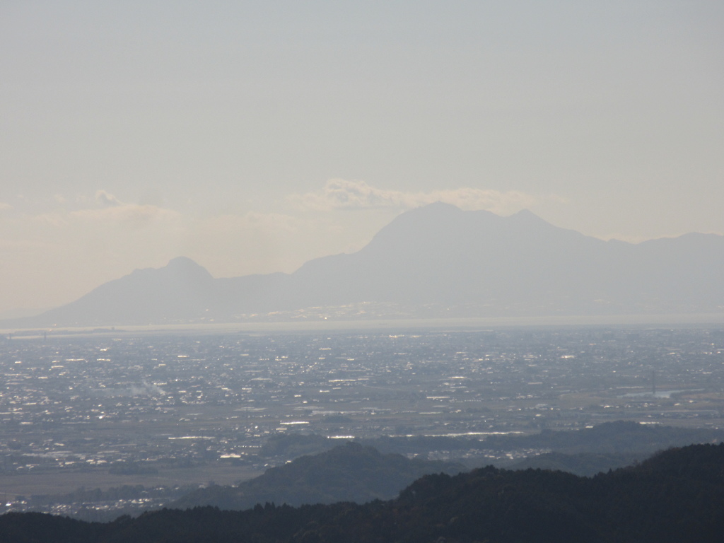 佐賀県基山から見えた平成新山