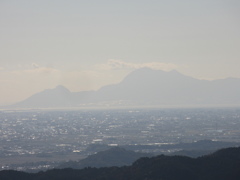 佐賀県基山から見えた平成新山