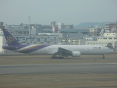 タイ国際　B777-300出発①
