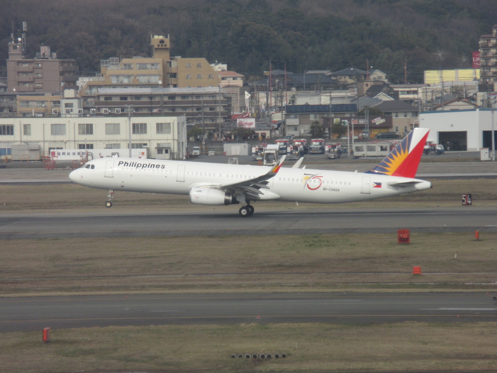 フィリピンA321離陸