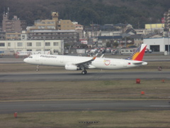 フィリピンA321離陸