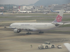 CHINA　AIRLINEの出発
