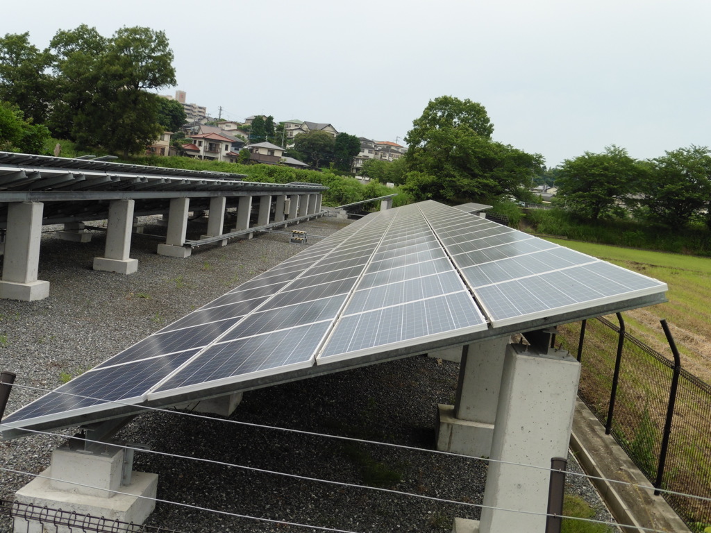 田舎のソーラー発電②