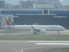 フィリピン航空　A321出発