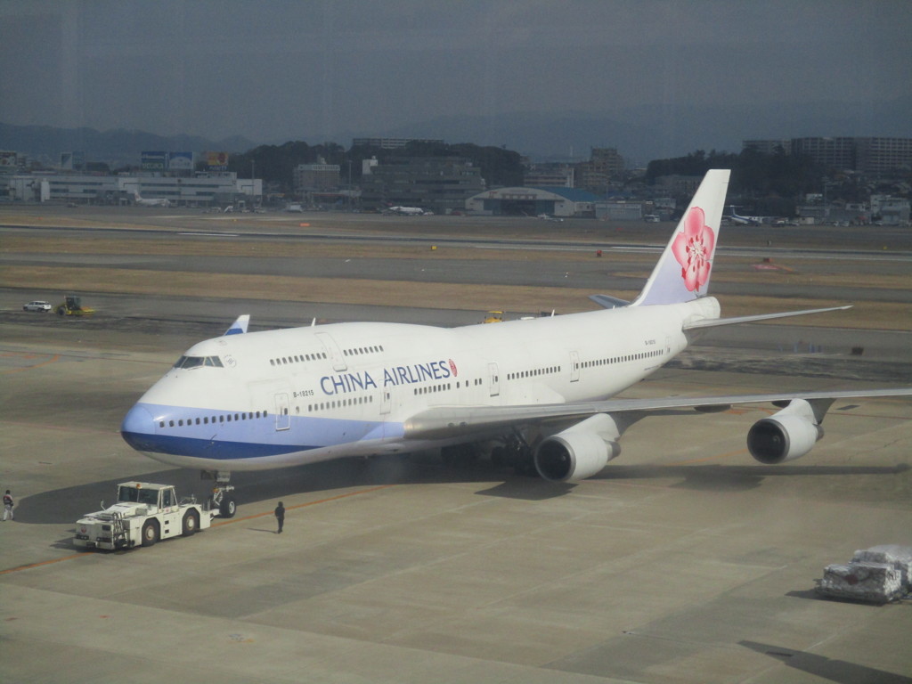 CHINA AIRLINE  747-400   ①