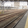 JRホームから見える大牟田駅停車中の西鉄側②