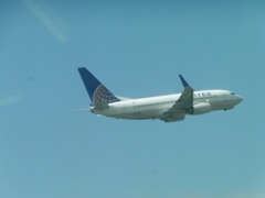 UNITED　B737-700離陸