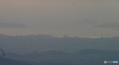 夕暮れの福岡市