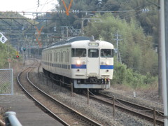 田原坂駅にて415系　②