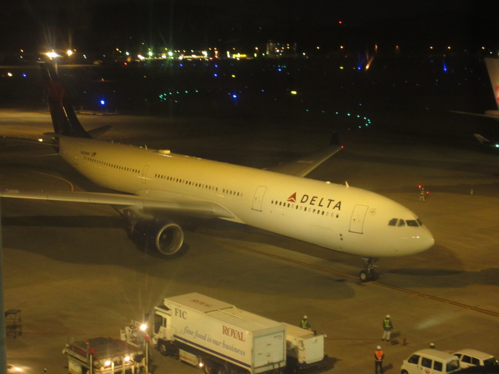DELTA  A330-300到着①
