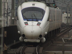 885系特急ソニック通過