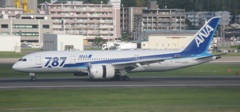 ANA  B787-8到着