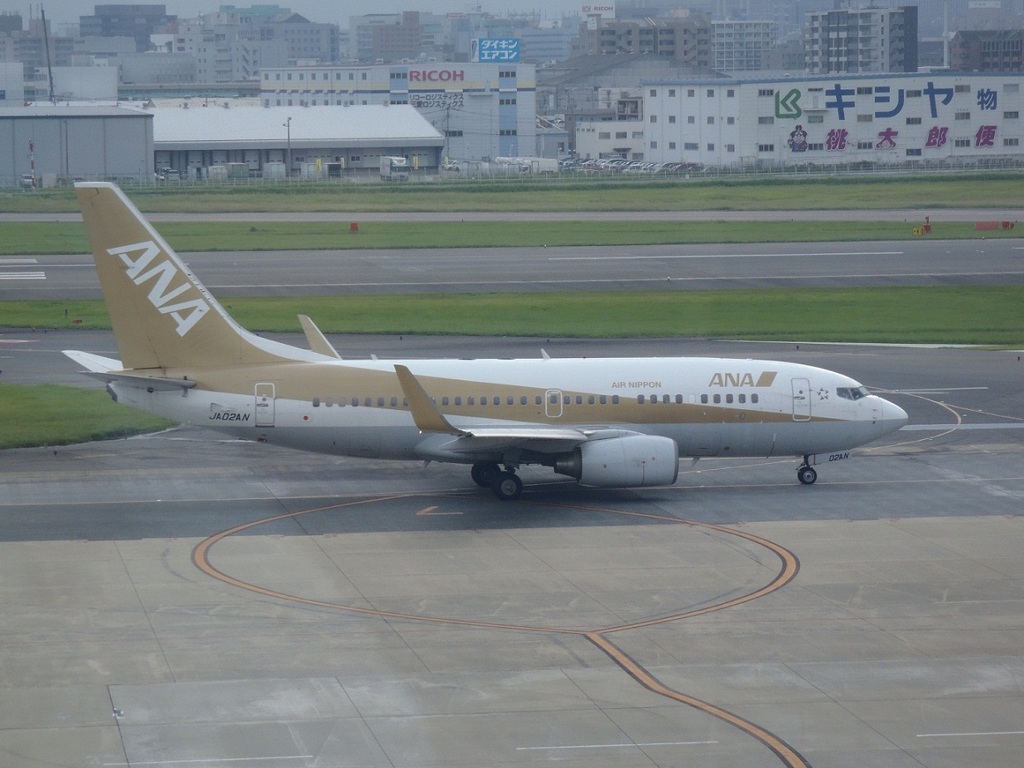 全日空のゴールドジェット
