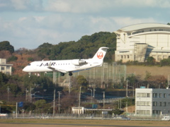CRJ200の着陸
