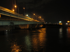 夜の博多港②