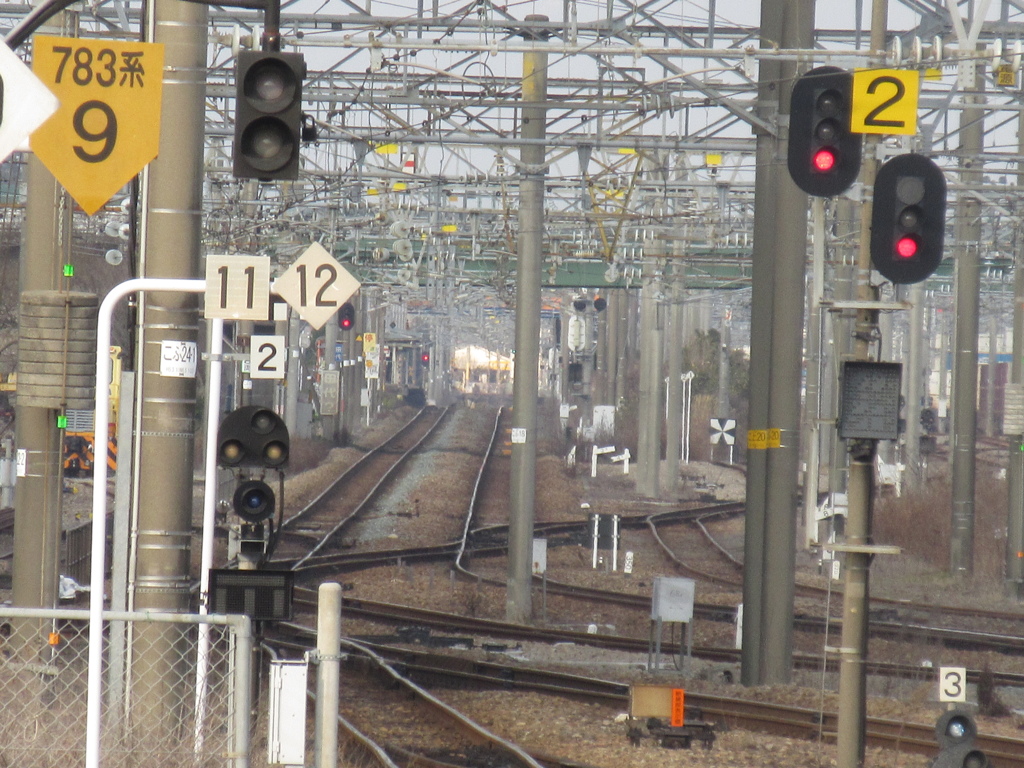 鳥栖駅から目の前に見える田代駅