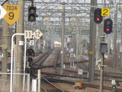 鳥栖駅から目の前に見える田代駅